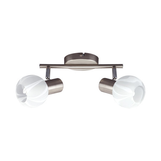 Wall and ceiling luminaire 2x HL786N Mat Chrome Horoz