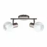 Wall and ceiling luminaire 2x HL786N Mat Chrome Horoz