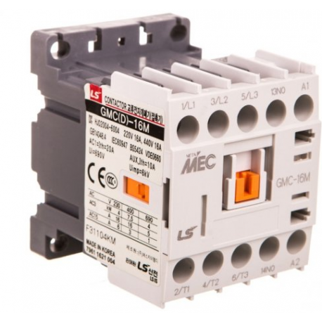 Miniature contactor 16A 3P 1Z 230V AC GMC-16M LS