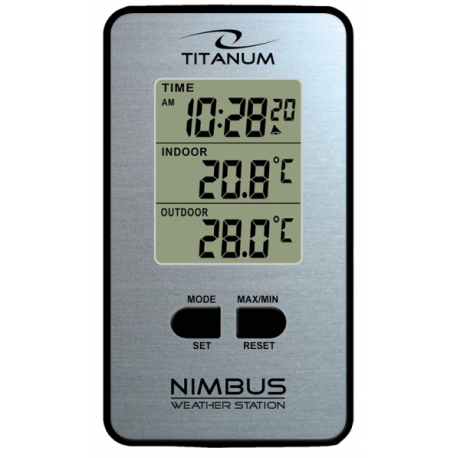 Stacja pogody termometr zegar NIMBUS TWS101 Espe