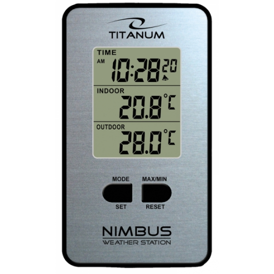 Stacja pogody termometr zegar NIMBUS TWS101 Esperanza