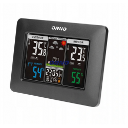 Stacja pogodowa bezprzewodowa LCD OR-SP-3101/B Orno