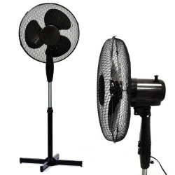 Floor fan 40cm 40W VO0026 black Voltento
