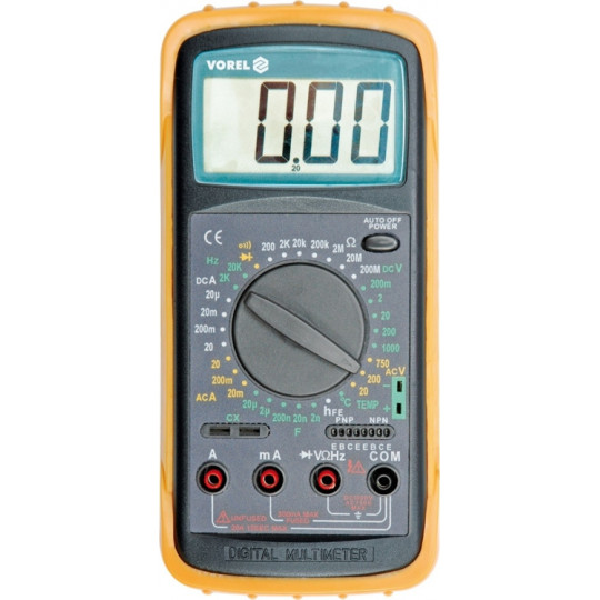 Universal digital meter with temperature measurement 81784 VOREL