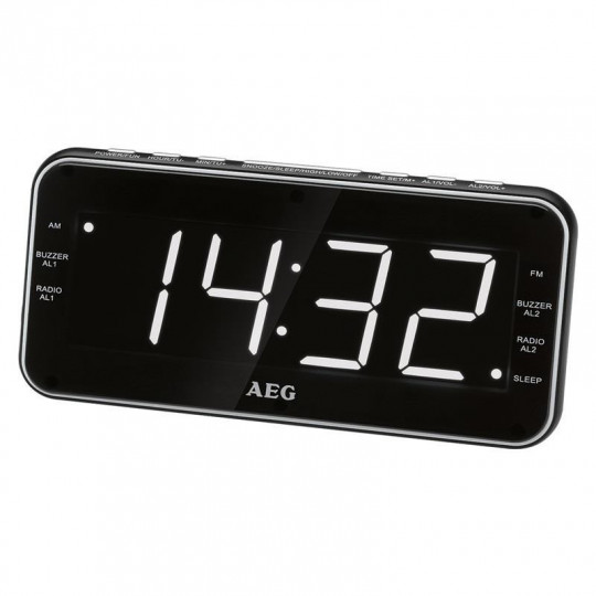 AEG MRC4157 radio alarm clock with timer