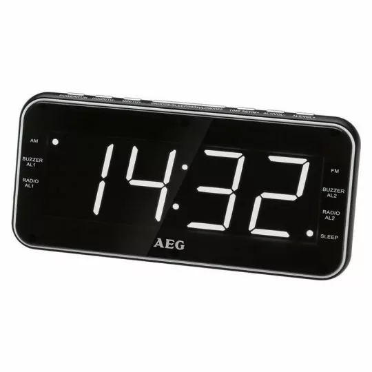 Radiobudzik AEG MRC4157 z zegarem