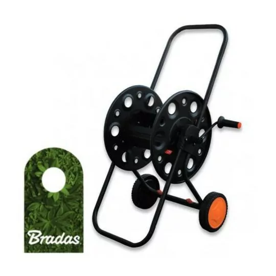 Garden hose reel on wheels 1/2" 80mb BRADAS Garden hose reel on wheels 1/2" 80mb BRADAS