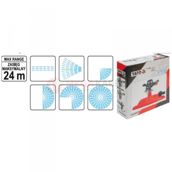 Zraszacz impulsowy naziemny 1/2cal YATO YT-8988