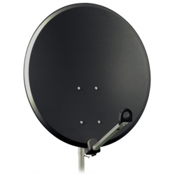 Antena Satelitarna czasza SAT 80cm grafitowa stal 7572/80 DIPOL
