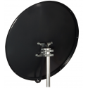 Antena satelitarna czasza 90cm stal szara DSE D900C A9612 DIPOL