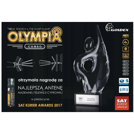 Antena DVBT-T2 MITON ZEUS 1000 zewnetrzna kierunkowa 19095