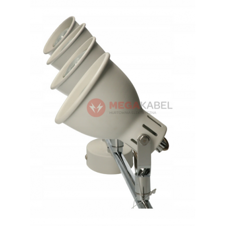 Lampa ścienno-sufitowa NOVUM-4WH biała GU10 Vitalux