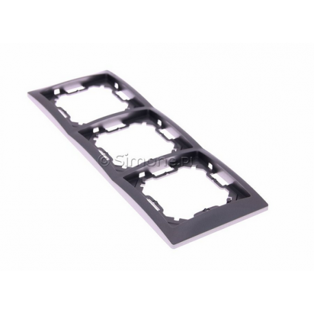 Basic Neos ramka 3-krotna BMRC3/21 inox SIMON