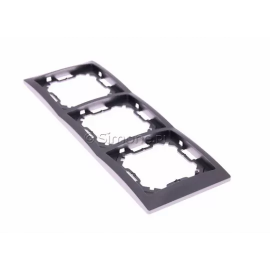Basic Neos ramka 3-krotna BMRC3/21 inox SIMON Basic Neos ramka 3-krotna BMRC3/21 inox SIMON