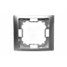 Basic Neos 1gang frame BMRC1/21 silver SIMON