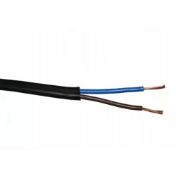 Przewód OMY płaski 2x1 czarny