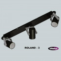 ROLAND-3 Black 3xGU10 lamp Vitalux