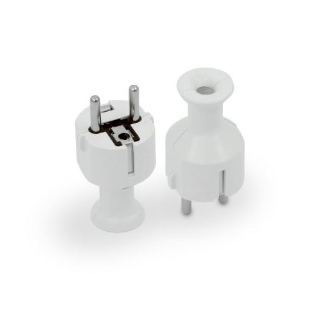 UniSchuko 16A straight plug WT-40/W white Orno