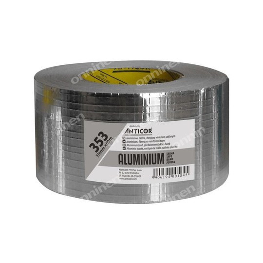 Self-adhesive aluminum tape TA-301 48mm 50m Anticor