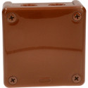 Brown box without terminals 90x90x25 n/t 042-02 ViPlast