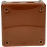 Puszka brązowa bez zacisków 90x90x25 042-02 ViPlast