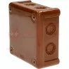 Puszka brązowa bez zacisków 90x90x25 042-02 ViPlast