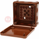Brown box without terminals 90x90x25 n/t 042-02 ViPlast
