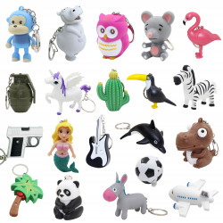 LED key ring with sound MIX...