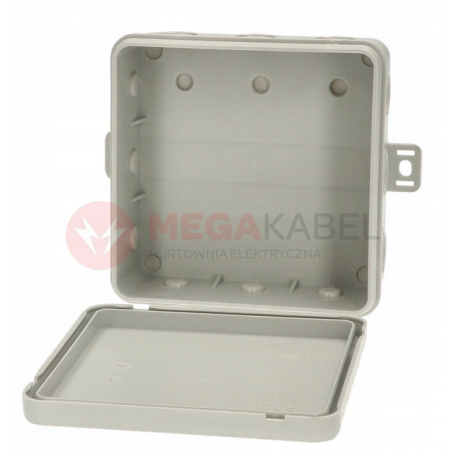 Puszka popiel nadtynkowa 100x100x41 IP54 037-03 Viplast