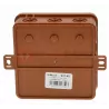 Puszka brązowa nadtynkowa 100x100x41 IP54 037-02 Viplast