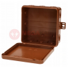 Brown flush box 100x100x41 IP54 037-02 Viplast