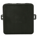 Black flush box 100x100x41 IP54 037-05 Viplast
