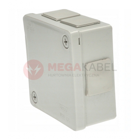 Box ash v/t 86x86x40 IP55 rubber2 022-03 ViPl