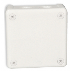 Box white b/clamp 90x90x25 n/t 042-01 Viplast