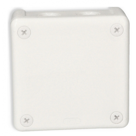 Box white b/clamp 90x90x25 n/t 042-01 Viplast