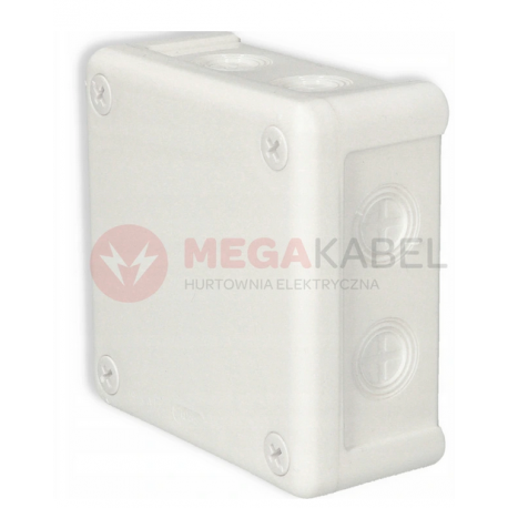 Puszka biała b/zacisk 90x90x25 n/t 042-01 Viplast