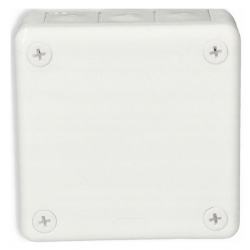 Puszka biała n/t 90x90x30 z gumami 041-01 ViPlast