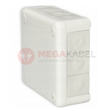 Puszka biała n/t 90x90x30 z gumami 041-01 ViPlast