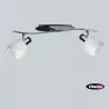 IDA-2 wall and ceiling lamp chrome black E14 Vitalux