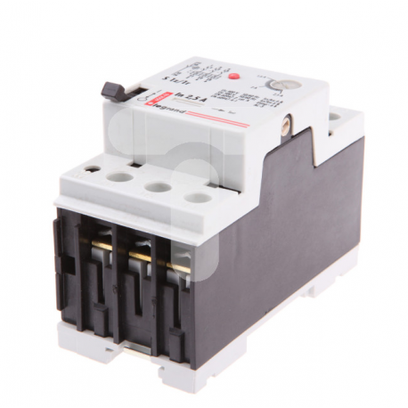 Motor circuit breaker 3P 0,8kW 1,6-2,5A 606846 Legrand