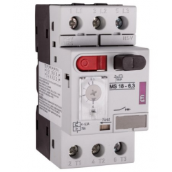 Motor circuit breaker 2,2kW 4-6,3A MS-18-6,3 ETI