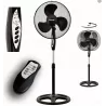 Floor fan 45W black remote SMUVE AIR