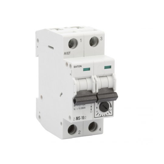 2P 4kW 6.3-10A motor circuit breaker Z-MS-10/2 Eaton