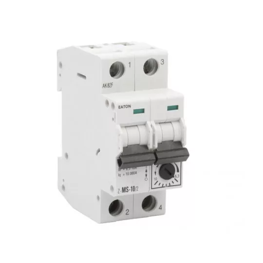 Wyłącznik silnikowy 2P 4kW 6,3-10A Z-MS-10/2 Eaton
