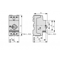 Motor circuit breaker 4-6.3A PKZM0-6.3-EA 3P Eaton