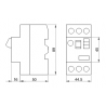 Motor circuit breaker 2.5-4A 1.5kW TGV2-08 Tracon