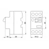 Motor circuit breaker 4-6,3A 2,2kW TGV2-10 Tracon
