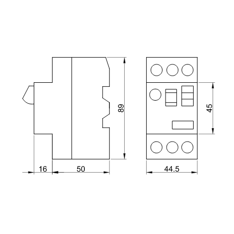 TGV2-14 Tracon 6-10A 4kW motor circuit breaker