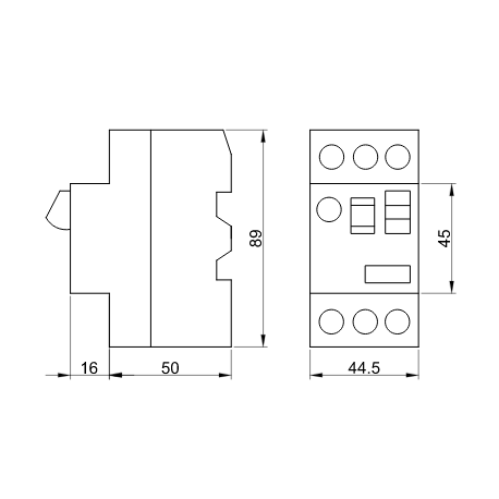 Wyłącznik silnikowy 24-32A 15kW TGV2-32 TRACON