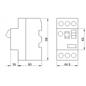 Motor circuit breaker 1-1,6A 0,55kW TGV2-06 Tracon